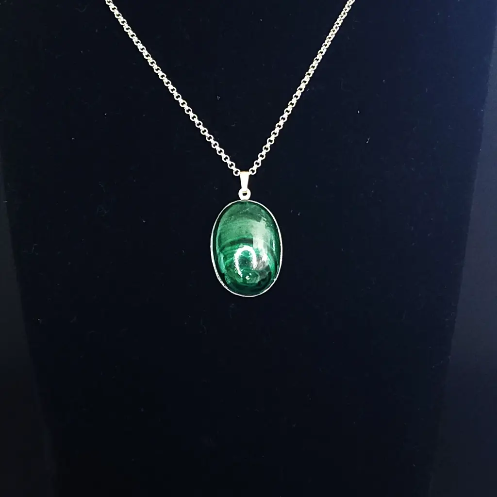 #PU.C.PC25x18.18 Malachite montage a.i.argenté.webp