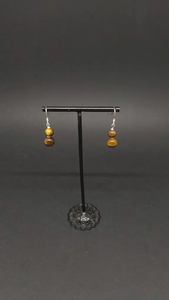 #EL.BO.BP.DP Boucles 2 perles Oeil de Tigre.webp