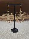 #ET.BO.BFDG.15 ristal de Roch, montage acier inoxydable doré.webp