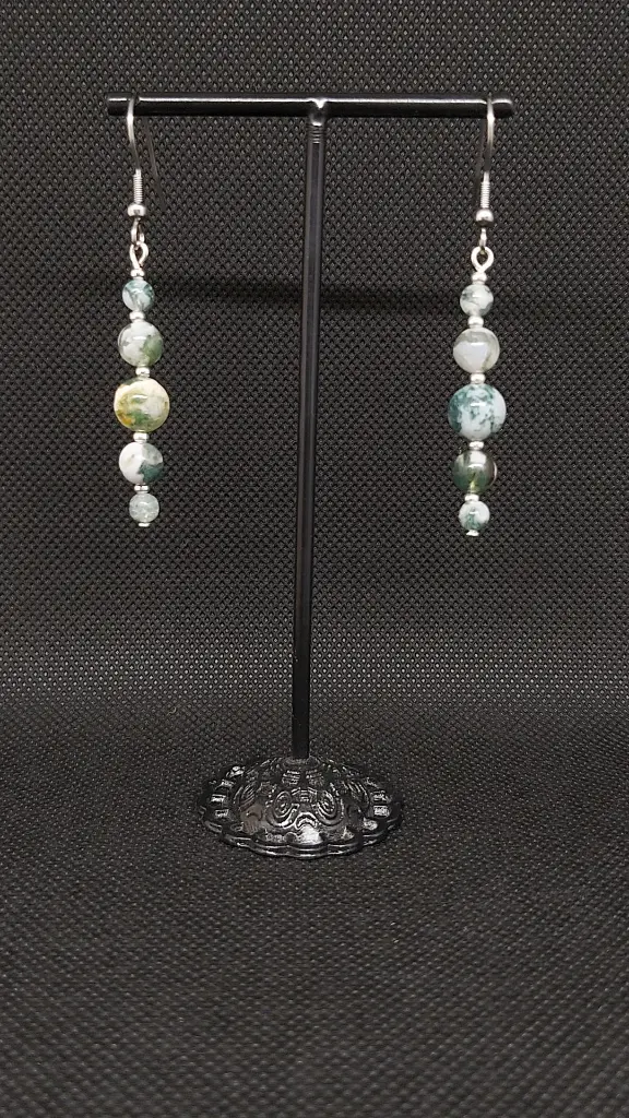 #PU.BO.B5P.8 Agate Tree, montage acier inoxydable argenté.webp