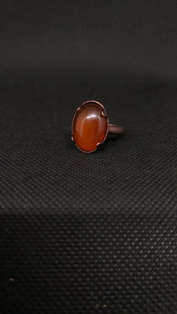 #PU.BA.BCO.16 Agate rouge, montage cuivre.webp