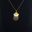 CBO01.Pendentif intercalaire époxy 5 anneaux