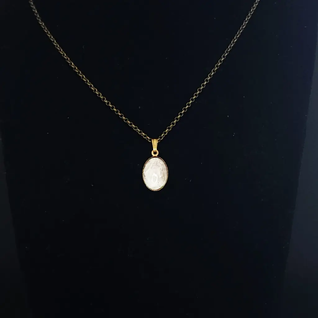 CPU01.Pendentif cabochon 14x10 mm