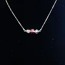 CEL01.Collier 3 perles