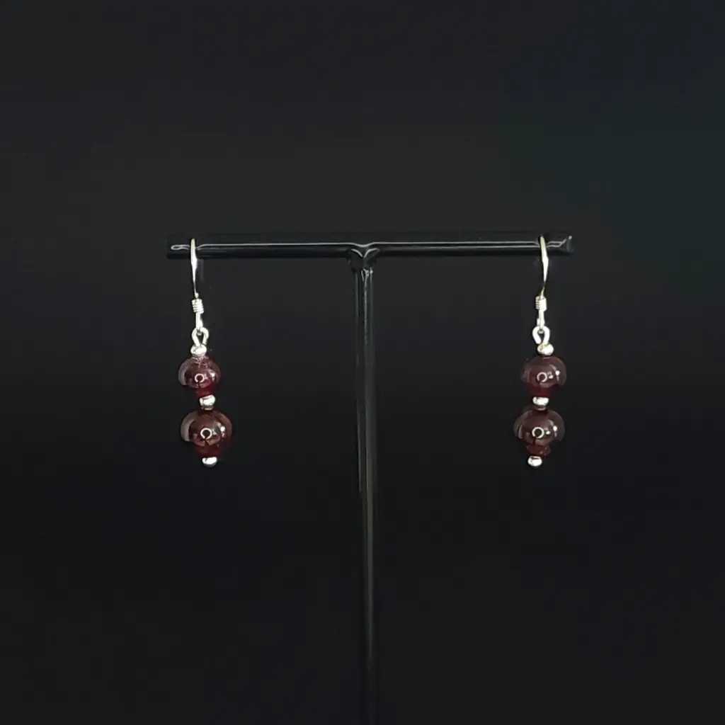BOEL03.Boucles perles - crochets 2 perles