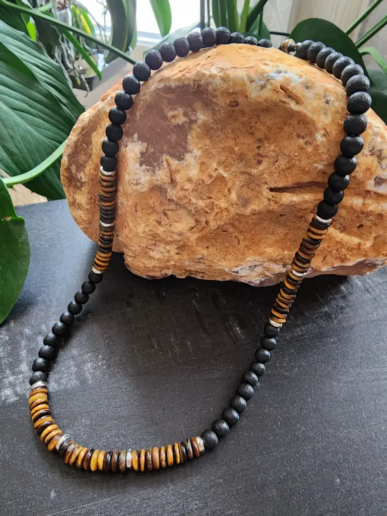 CES03.Collier perles