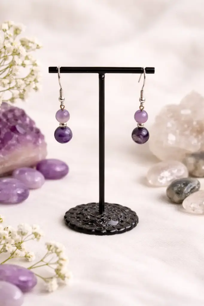 BOPU01.Boucles 2 perles