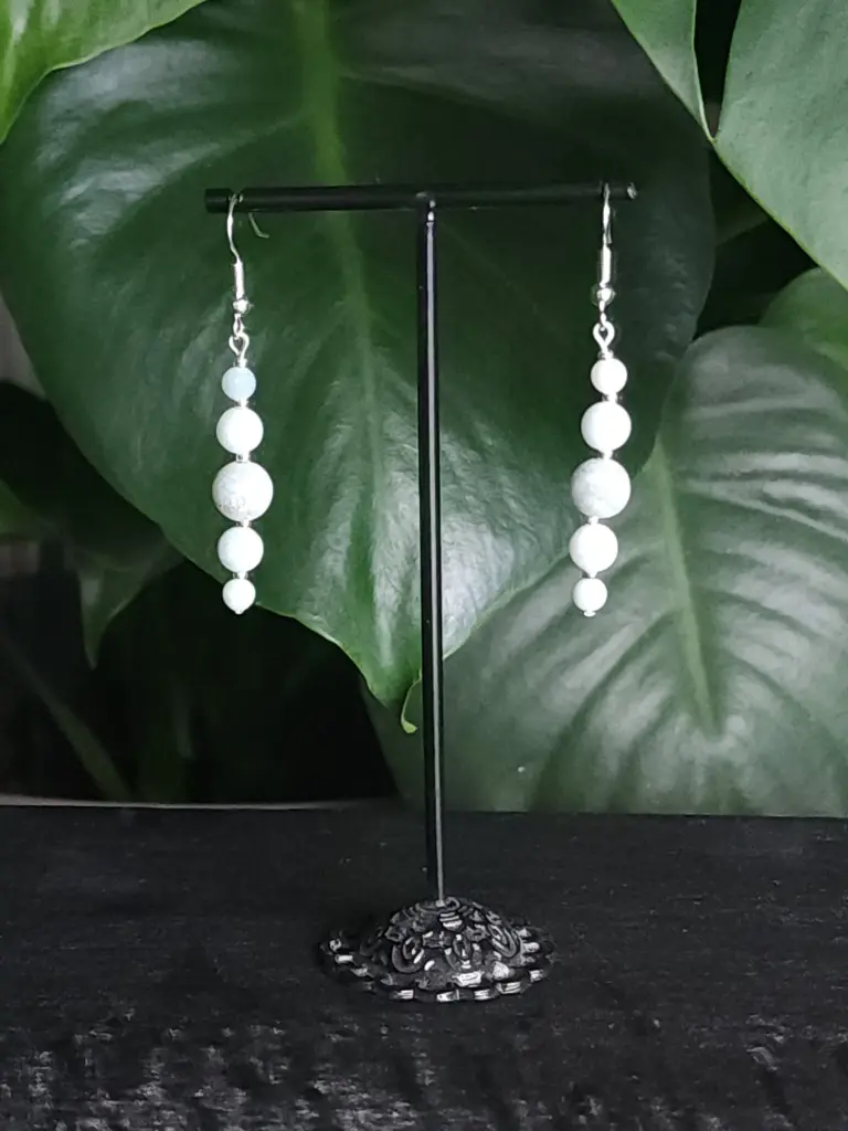 BOPU02.Boucles 5 perles