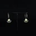 BOPU07.Créoles gingko et sequins