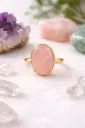BAPU02.Bague cabochon ovale