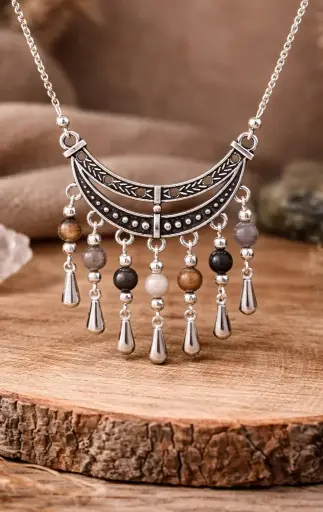 CET02.Pendentif croissant de lune
