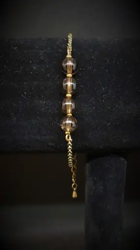 BRPU01.Bracelet 4 perles