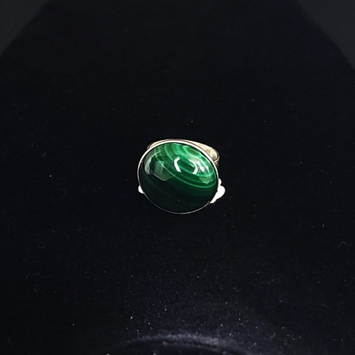 BAPU02.Bague cabochon rond