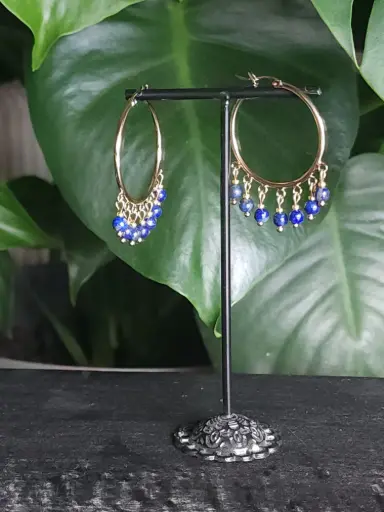 BOBO03.Créoles 7 perles