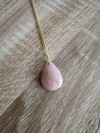 CEL07.1.Pendentif pierre Pierre de Soleil