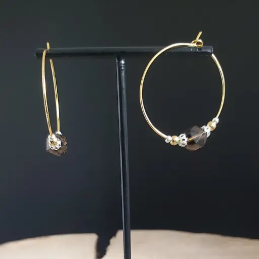 BOPU04.Boucles ombre et lumière (créoles)