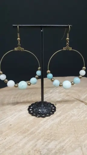 BOET04.Boucles fil à décorer rond