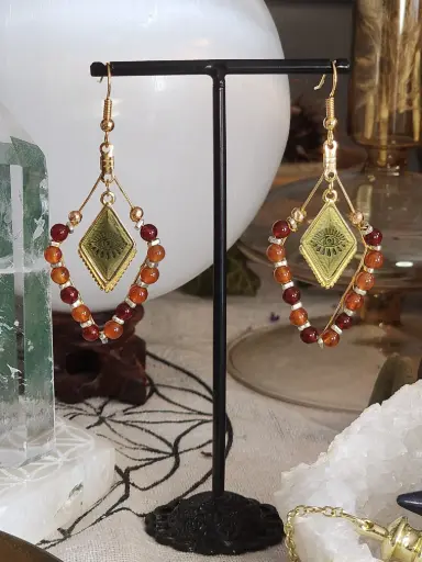 BOESO03.Boucles tissage perles