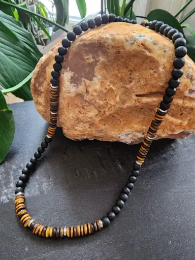 CES03.Collier perles